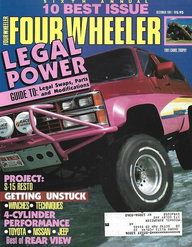 December 1991 four wheeler - december,