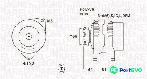 Magneti marelli alternator - magneti,