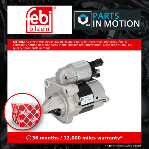 Starter motor 197121 - 197121, febi