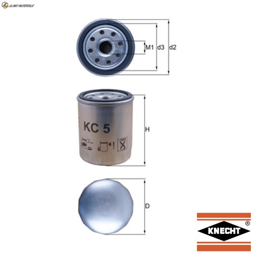 Fuel filter for toyota - filter, kc